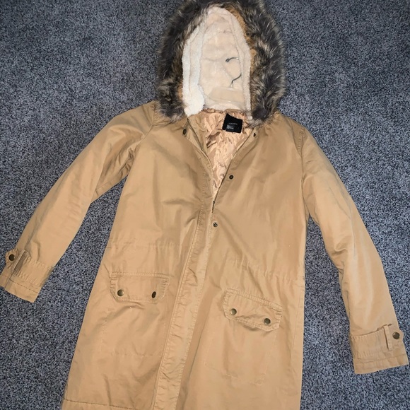 Forever 21 Jackets & Blazers - Camel Brown Parka